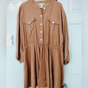 Shirt Dress Brown Nine West